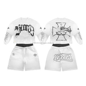 Conjunto de Chaqueta Cortavientos Transpirable al Por Mayor 2024, Conjuntos de Dos Piezas para Hombre, Trajes Deportivos Cortavientos para Hombre y Mujer - Product Image 2