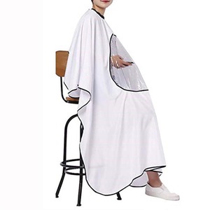 Capas resistentes al agua de peluquería profesional de poliéster con cuello Polestyer - Product Image 2