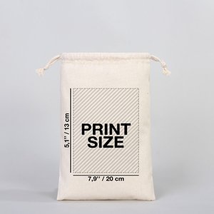 <b>Large</b> Size 8 W X 12 H Inch Cotton Canvas <b>Drawstring</b> Pouch <b>bag</b> For Gifting Purpose Packaging bento handbag cabinet polish <b>bags</b> - Product Image 2