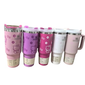 Xuyên biên giới 40oz công suất lớn 304 thép không gỉ cách nhiệt cup với New Car ống hút Ice Cream cup xử lý cốc - Product Image 1