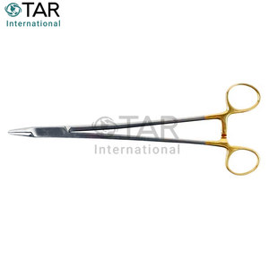 ที่ใส่เข็มแบบมืออาชีพคีมหนีบแบบครึ่งทองหนัก205มม. 8นิ้วเครื่องมือทางการแพทย์แบบเข็ม - Product Image 4