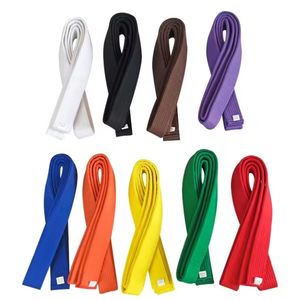 Vente en gros ceinture de judo/bjj gi ceintures de taekwondo/karaté toutes les couleurs équipement d'arts martiaux équipement bjj ceinture bjj uniforme avec l personnalisé - Product Image 6