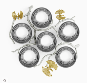 Chaud or et argent en acier inoxydable et laiton Floral maison salade décorative et bol de fruits bols à noix pour comptoirs et dessus de table - Product Image 1