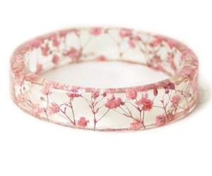 DÉCOR bijoux fins modèle motif ange bracelets bracelets acrylique résine fleur bracelet chaîne lien élégant bracelet bracelet bijoux - Product Image 4