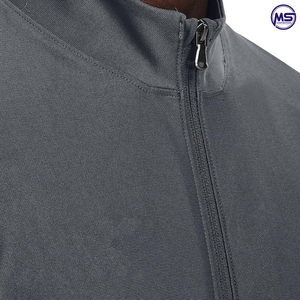 2025 venta al por mayor Gran oferta Slim Fit Jogging chándal hombres 100% poliéster liso raya en blanco cremallera chándal hombres - Product Image 5