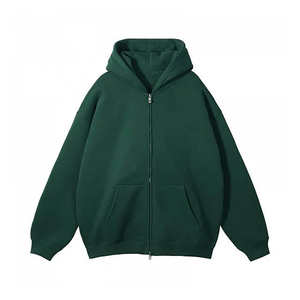 Sudaderas con Capucha y Cremallera para Hombre, Alta Calidad, 100% Algodón, Bordadas, de Felpa, Ecológicas, Ajustadas, Talla Grande, al por Mayor - Product Image 5