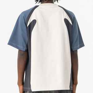 T-shirts en coton à col rond avec motif en relief 2025 pour hommes - Product Image 6