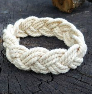 Ivory String Bracelet for <b>Men</b> and Women Cotton Cord Nautical Bracelet String - Trendy - *CUSTOMIZABLE* - Product Image 1