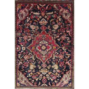 Tapis en laine noué à la main, design vintage luxueux, artisanat traditionnel, motif floral élégant, décoration d'intérieur - Product Image 1