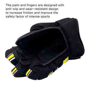 Gants de hockey sur glace personnalisés durables, petit MOQ, 8 à 15 pouces, logo imprimé, équipement de bonne qualité, gants pour jeunes et adultes - Product Image 6