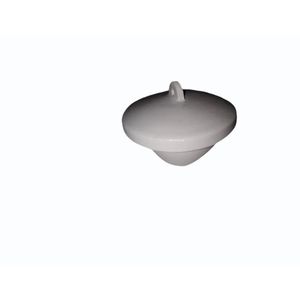 Creuset en porcelaine de 50 ml avec couvercle, équipement de chauffage de laboratoire - Product Image 1