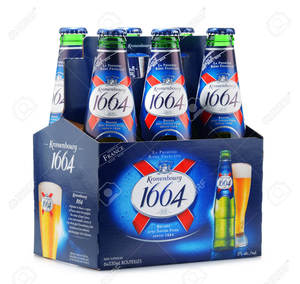 เบียร์ Kronenbourg 1664 Blanc Draft Lager 250 มล. พรีเมียมจากฝรั่งเศส บรรจุขวด ขาย - Product Image 5