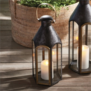 Hot Selling Galvanized Iron Pattern Metal <b>Candle</b> <b>Holder</b> <b>Lanterns</b> & Jars Gold Window Pillar <b>Holder</b> for Home & Outdoor Decor - Product Image 4