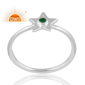 แหวนเงินแท้ 925 ลายเคลือบเงา สำหรับผู้หญิง เครื่องประดับสั่งทำ ของขวัญสำหรับเธอ ผู้ผลิตเครื่องประดับสั่งทำ - Product Image 1