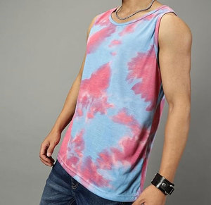 Hot Sale Custom Men's Gym Fitness Tank <b>Top</b> Breathable Cotton Quick Dry Casual Camouflage Print Sublimation Workout Knitted OEM - Product Image 3