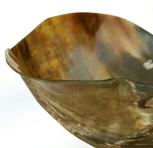 Cuenco minimalista de cuerno de búfalo, accesorio de servir sencillo para mesa de comedor, cocina, decoración del hogar, hecho a mano, acabado natural, exótico, indio - Product Image 3