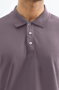 Custom High Quality Printed Logo Solid Color Casual 100% Cotton Pique Quick Dry Short Sleeve Golf Collared for Shirt - Product Image 2