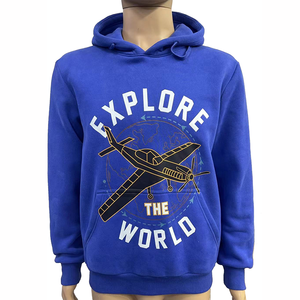 Sudaderas con capucha de lana personalizadas de alta calidad al por mayor de fábrica 450GSM Sudadera con capucha de hombre con logotipo e impresión personalizada en blanco de peso pesado - Product Image 1