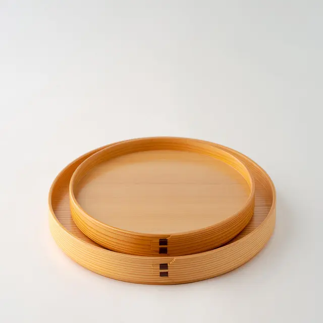 Luxury Wood Serving Dishes For Home Wedding Dinning Dinnerware Ring Plates For Restaurant Serving Tray