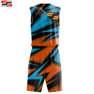 Conjuntos de baloncesto personalizados camiseta sublimación espacios en blanco al por mayor camisetas de baloncesto personalizadas diseño uniforme camiseta de baloncesto DIY - Product Image 3