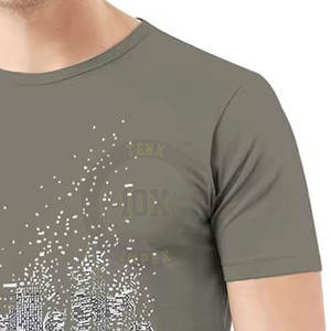 Meilleur matériau fait hommes strass t-shirts couleur unie hommes strass t-shirts légers hommes strass t-shirts - Product Image 6