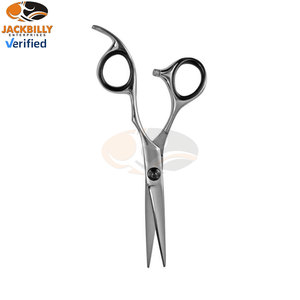 JACKBILLY Ciseaux de coiffeur professionnels en acier inoxydable avec poignée ergonomique Lames de rasoir tranchantes - Product Image 3