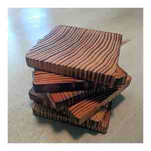 Vente chaude avec un prix raisonnable Dessous de verre imprimés personnalisés fabriqués à la main Noyer Sheeshm Bois Conception personnalisée Artisanat en Inde - Product Image 1