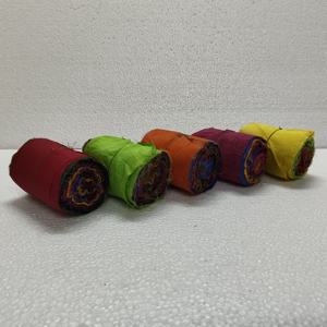 ม้วนริบบิ้นผ้าไหมลายส่าหรีหลากสีสดใสสำหรับทำมือและถักแบบสร้างสรรค์ตามสั่ง - Product Image 2