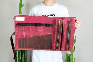 กระเป๋าเป้สะพายหลังแบบมีดหนังกระเป๋าเครื่องมือสำหรับเชฟ TR-0037กระเป๋าเครื่องมืองานครัวปรับแต่งได้ตามต้องการจากโรงงาน - Product Image 5