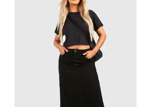 Camisetas recortadas con estilo para mujer de color sólido con estampado personalizado de ajuste holgado de poliéster/algodón de nueva moda - Product Image 6