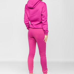 Chándal de lana transpirable para mujer, chándal de talla grande de alta calidad, servicio OEM, conjuntos informales para técnicas estampadas de invierno - Product Image 3