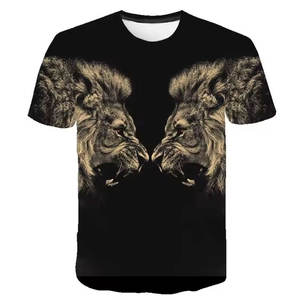 Camiseta de verano informal de manga corta de secado rápido ecológica con impresión Digital personalizada para hombre de poliéster 100% de calidad profesional - Product Image 3