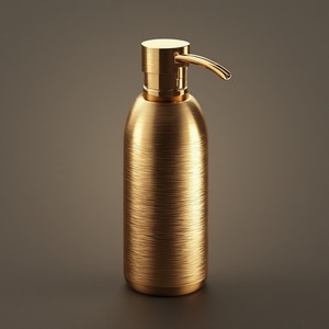 Distributeur de savon liquide élégant en acier inoxydable et marbre pour hôtels, bureaux, maisons et spas - Design moderne et luxueux, écologique et durable - Product Image 3