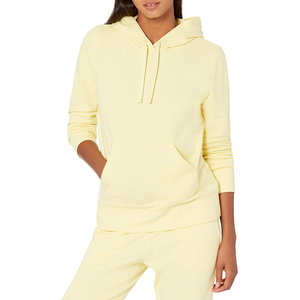 Vente en gros de sweats à capuche unis et vierges pour femmes, de haute qualité, nouvelle collection 2026, entièrement personnalisables, coupe oversize, respirants, à enfiler, au-dessus du genou et de longueur courte - Product Image 1