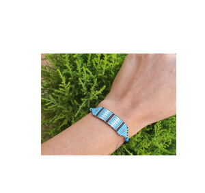 Bijoux pour femmes Boho Evil Eyes Bracelets en acier inoxydable Bracelet coloré pour une taille personnalisée - Product Image 6