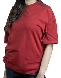 T-shirt décontracté pour femme en coton 100% de qualité supérieure, taille plus, imprimé animal écologique, design à épaules tombantes, OEM en vrac - Product Image 1