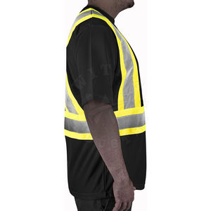 Camiseta de Alta Visibilidad Transpirable de Alta Calidad al por Mayor para Hombre, Ropa de Trabajo de Invierno de Moda, Logotipo Personalizado, Ropa de Seguridad Reflectante - Product Image 6