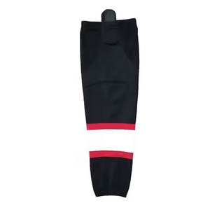 2024 Precio barato Ropa deportiva Logotipo personalizado Sublimación para jóvenes y adultos Poliéster Ropa de hockey Equipo Calcetines de hockey sobre hielo Sublimación - Product Image 3