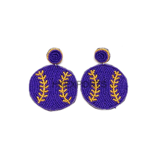 Gator <b>Game</b> Day Beaded Alligator Earrings - Florida Football <b>Accessories</b> - Product Image 4