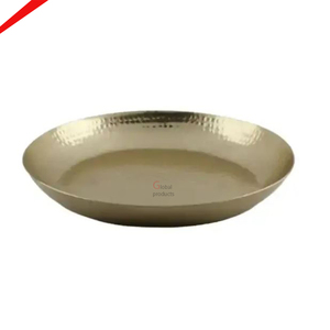 Tazón de servicio de acero inoxidable con acabado dorado de aspecto Premium para restaurante y bar de hotel - Product Image 1