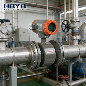 عداد تدفق كهرومغناطيسي موثوق به متعدد الوسائط للمياه العادمة والصرف الصحي، مبطن بالمطاط، مقاس DN80، مع حلول OEM - Product Image 1