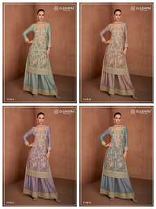 <b>Top</b> Selling Premium Indian Ethnic Palazzo Salwar Kameez Suit Set Elegant Womens Party and Wedding Wear at Best Wholesale Prices - Product Image 6