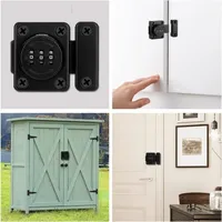 Barre à l'épreuve des enfants fichier en bois stockage d'alcool garde-manger loquet combinaison armoire serrure pour armoire à pharmacie