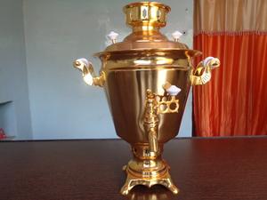 Bouilloire à thé et café Samovar en métal faite à la main Pot et bouilloire de style indien en gros - Product Image 6