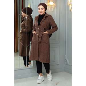 Chaqueta Delgada Reversible con Relleno de Algodón y Poliéster, Impermeable, de Lino, Corta, Acolchada, con Estampado a Cuadros, Forro de Borrego, Cuellos Tejidos con Logotipo - Product Image 3