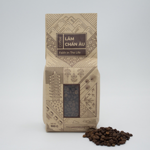 Sac 500g Liberica grains de café torréfiés vente en gros OEM/ODM Service utilisation avec eau bouillante facile à utiliser emballage dans une boîte Vietnam - Product Image 5