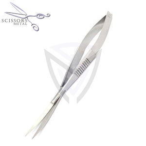 Ciseaux à cuticules à ressort droits finis satinés de haute qualité Nouveaux ciseaux écologiques et ciseaux à sourcils - Product Image 5