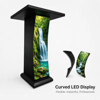 Écran LED numérique Android P1.86/P1.25 pour pupitre, avec microphones, en métal, idéal pour les salles de classe - Ventes Flash
