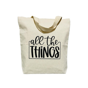 Customisable Embroidered <b>Canvas</b> <b>Tote</b> <b>Bags</b> for Summer Autumn & Winter-Recycled Cotton with Zipper Closure Open Zippered Styles - Product Image 5