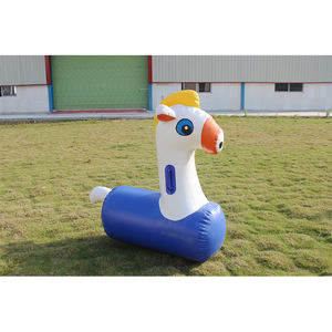 Jeu de poney gonflable amusant d'extérieur pour enfants, débarrassé du <span class=keywords><strong>cheval</strong></span>, saut à <span class=keywords><strong>cheval</strong></span>, arène de jeu - Product Image 6